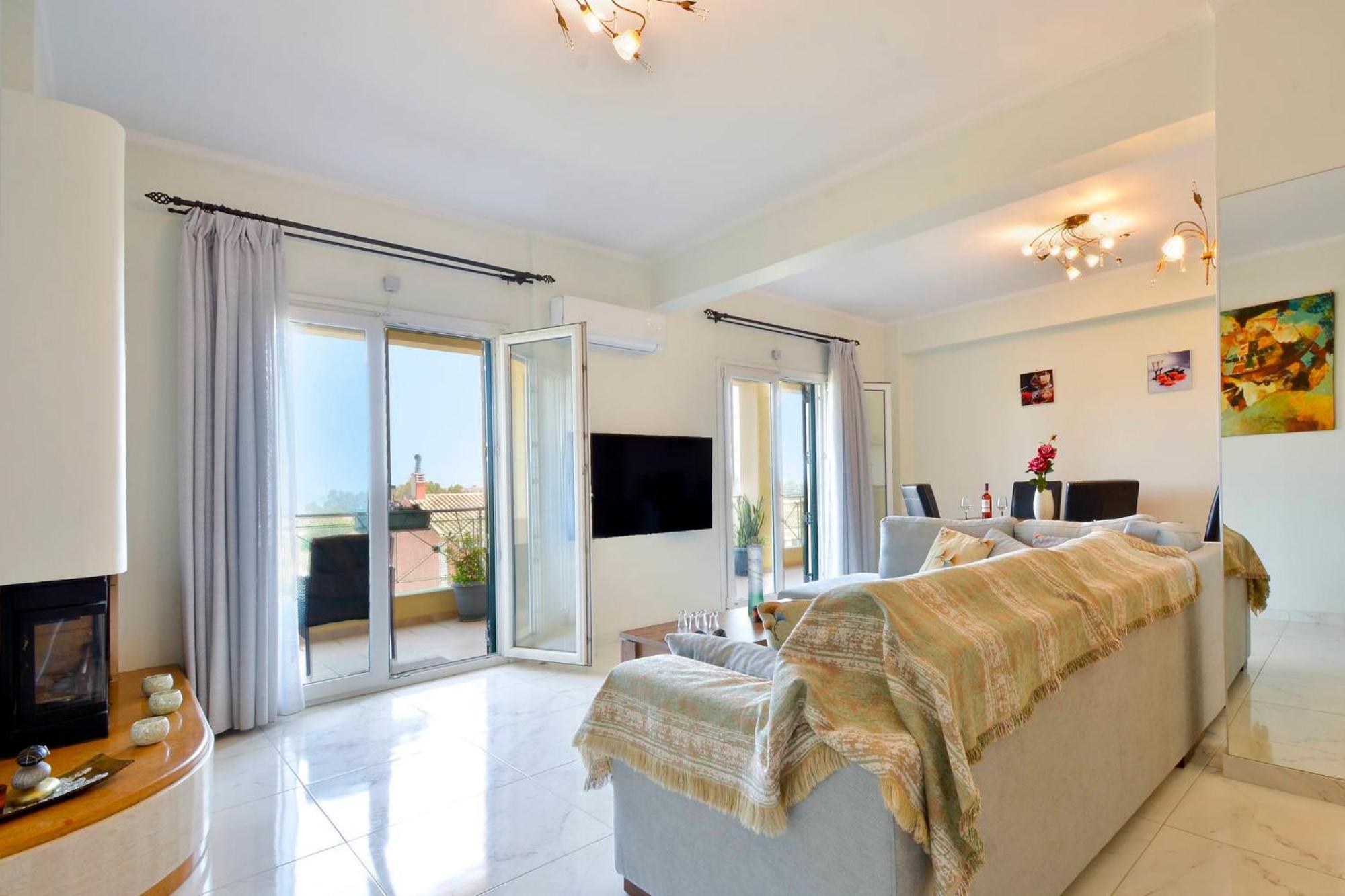 Corfu Seaty Apartment Potamós Exterior foto
